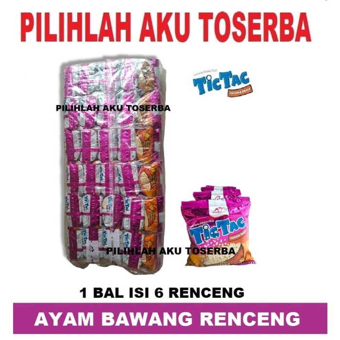 

SALE !!! TIC TAC AYAM BAWANG RENCENG - ( HARGA 1 BAL ) READYY