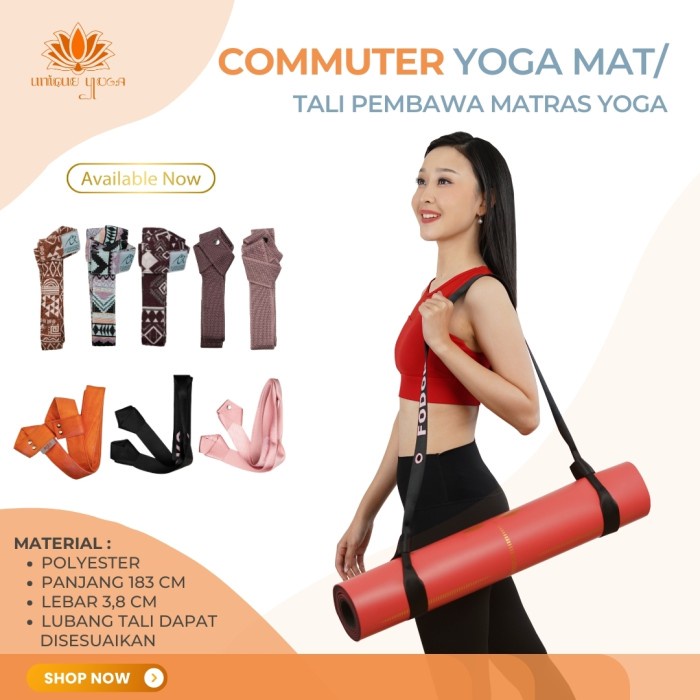 Tali Matras Yoga / Commuter New Ungu Sekelas Lululemon