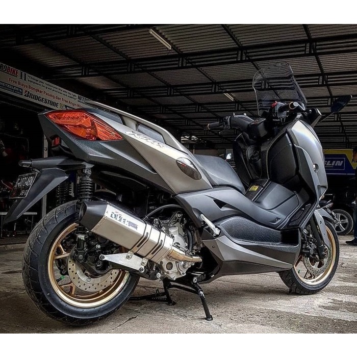 Knalpot Full System TT Formula Yamaha XMAX 250 OVER Racing Asia Webike