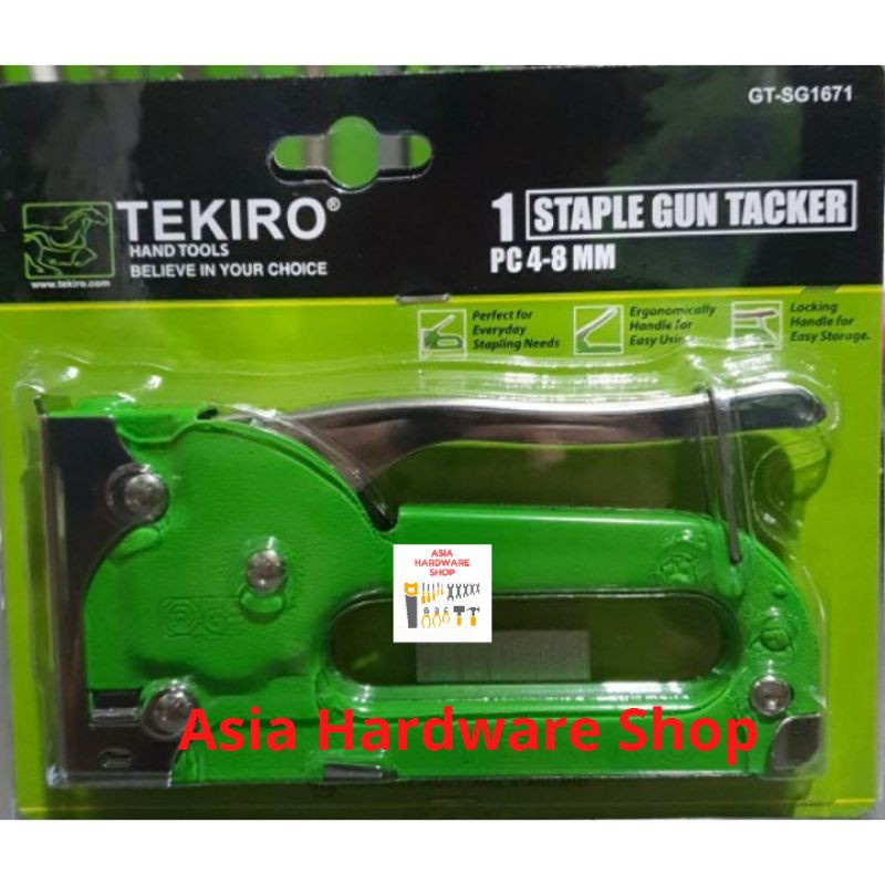 

Murah Tekiro Staples Tembak Jok 4 - 8 Mm Staple Gun Tacker Alat Tembak Hekter Jok