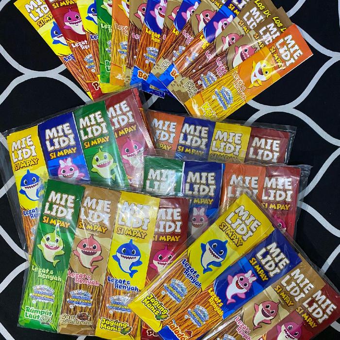 

Mie Lidi Karakter Isi 60 Pcs/5 Pack - Ide Usaha warung Cemilan Mix Varian Rasa Terlaris - Food,