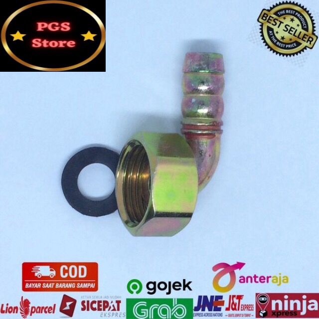 HJE Nepel Elbow Sambungan Selang Gas Kompor Tanam Modena/Azalea/Delizia/Domo/Linea/BlueGas