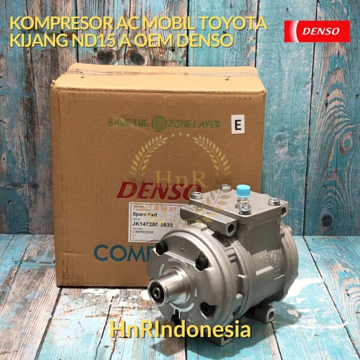 kompresor Compresor Ac Mobil Toyota Kijang Kapsul Bensin DENSO 15A