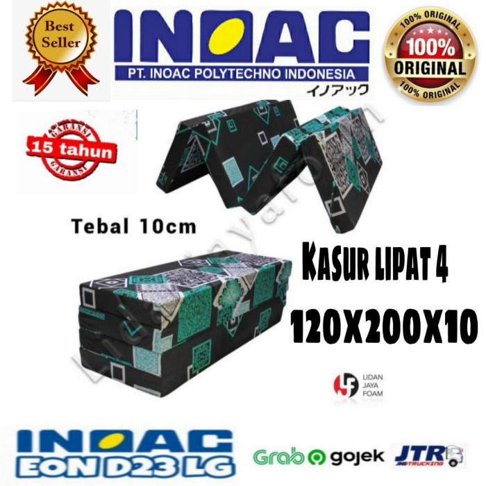 Kasur Lipat Busa Inoac D23 Eon 200X120X10 Original