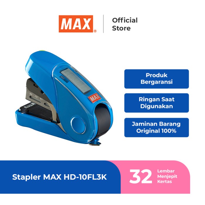 

Max Stapler HD-10FL3K Sky Blue