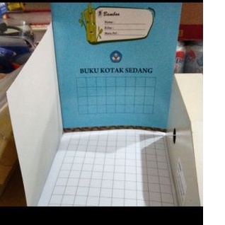 

(1pcs) Buku kotak kotak bambo satuan / kotak besar / belajar nulis
