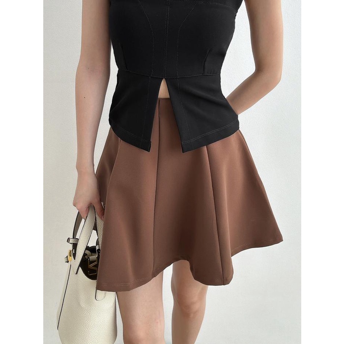 Kadaka B-0162 Mini Flare Skirt Korea Rok Mini Wanita