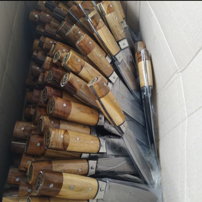 Harga Spesial Pisau Dapur Tajam Bilah Baja Gagang Fulltang Tanpa Sambungan Qlh4