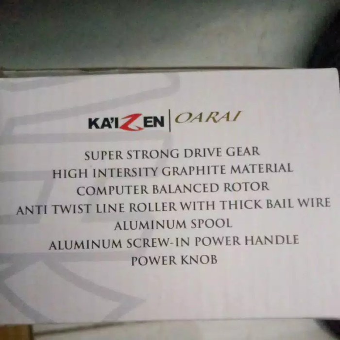 Terpopuler Reel Pancing Kaizen Oarai 1000 2000 3000 4000 6000 8000 Reel Spinning