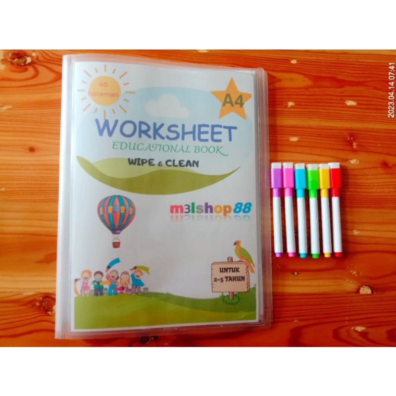 

Promo !!! Worksheet Buku Edukasi Anak 2-5 Tahun