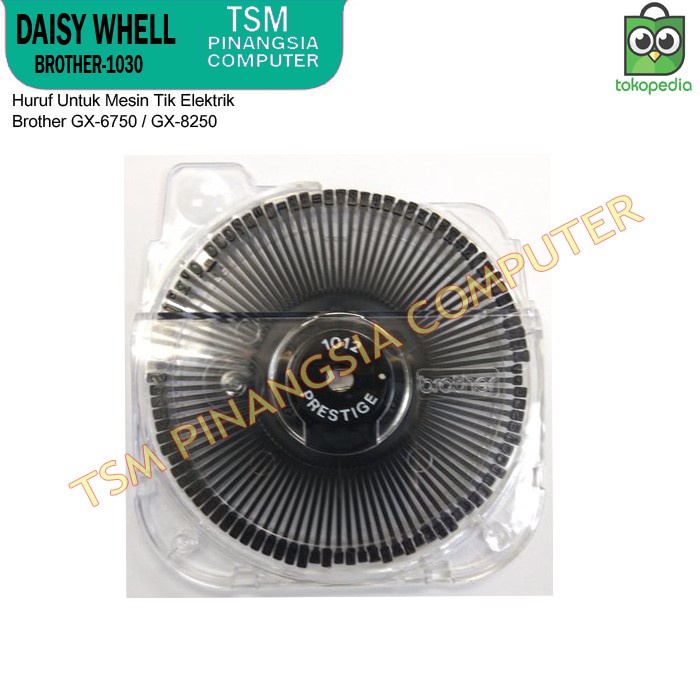 

Desiwil Daisy wheel Brother 1030 Huruf Mesin Tik Brother GX 6750 8250 Kode 478