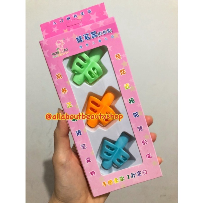 

3 PCS alat bantu tulis anak writing aid grip pensil write holder tools Kode 370