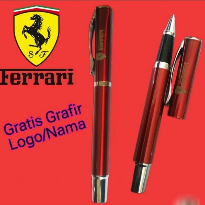 

Bollpoint Mewah Limited Ferari Gratis Grafir Nama Stationery Kode 925