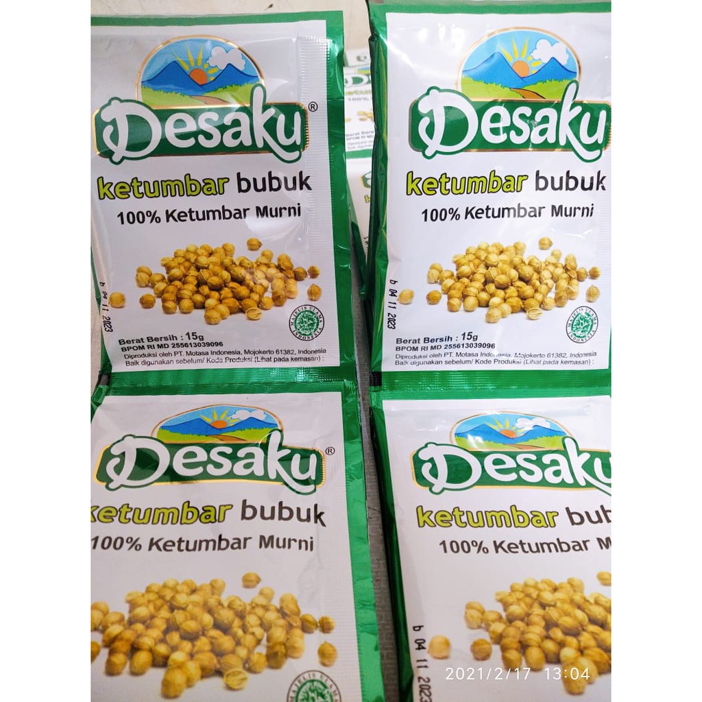 

HJE Desaku Ketumbar Bubuk Murni Desaku