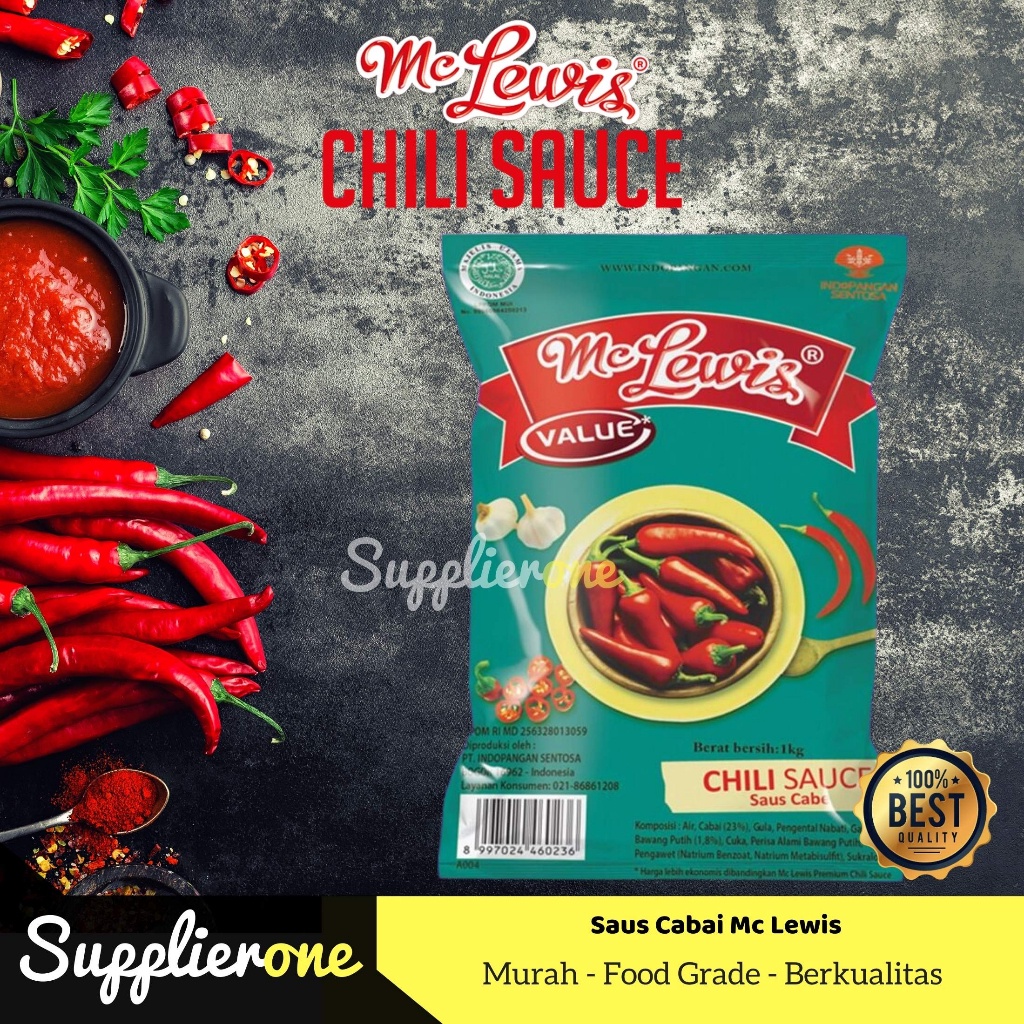 

HJE Saus Mc Lewis / Saus Tomat / Saus Cabai / Saus Extra Pedas Mc Lewis