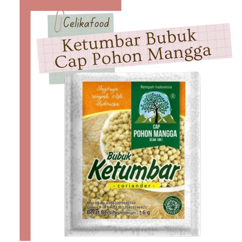 

HJE Ketumbar Bubuk Cap Pohon Mangga Coriander Powder Sachet