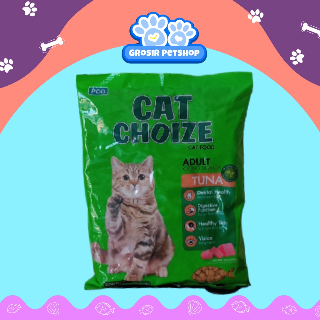 

MAKANAN KUCING - CAT CHOIZE FRESH PACK 800GR - DRY CAT FOOD RASA TUNA dll PAKAN KERING KUCING KITTEN