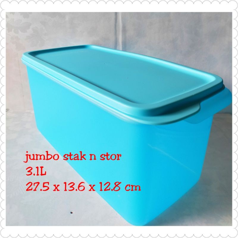 

Tupperware Jumbo Stak n stor 3.1L 1pc Toples plastik ungu wadah kue bolu tempat cemilan lebaran
