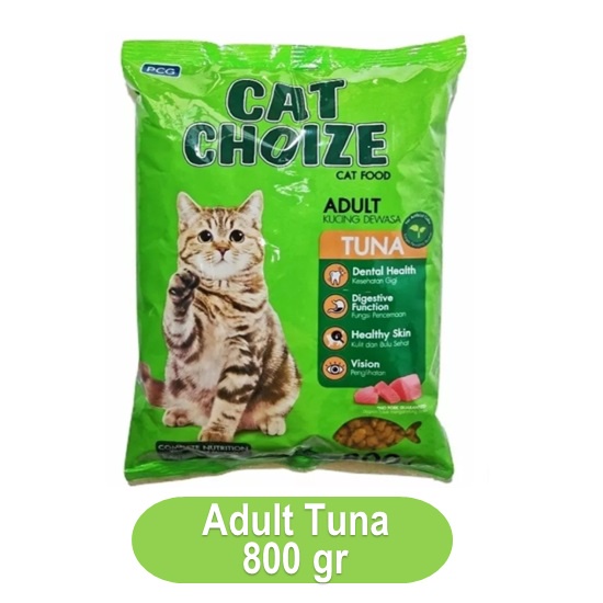 

Cat Choize Cat Food Kitten dan Adult Dengan Rasa Tuna dan Salmon