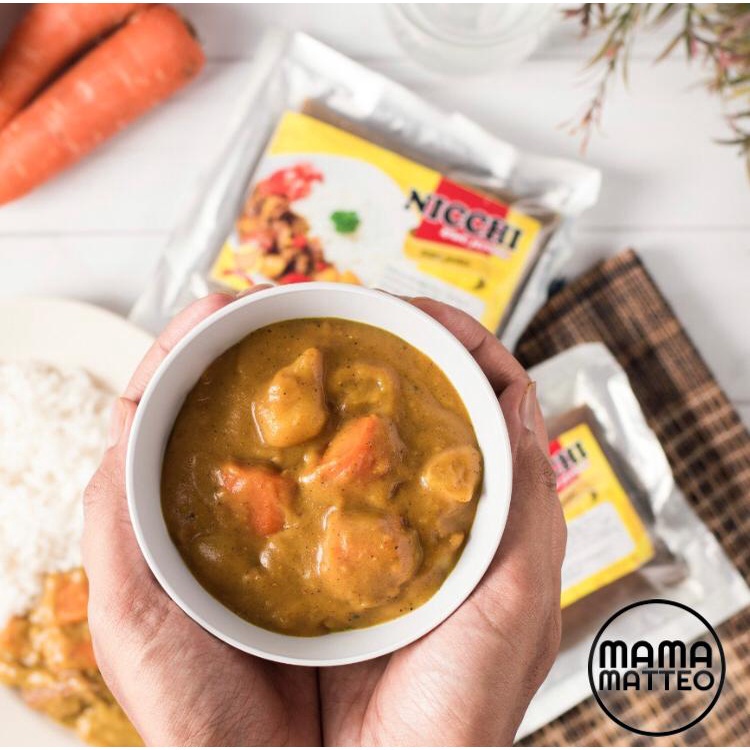 

HJE NICCHI Bumbu Kare Jepang 100 gr / nichi kari anak dewasa / Nicci Ayam / Nici Sapi