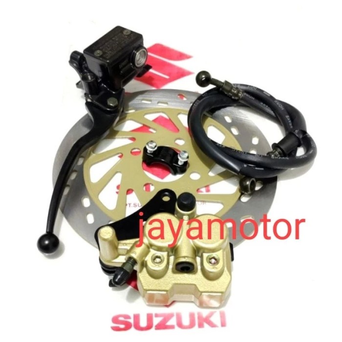 selang rem+piringan+master rem+kaliper depan Suzuki Skywave