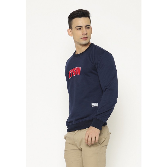17SEVEN SWEATER CREWNECK 0065-BORDER-NAVY