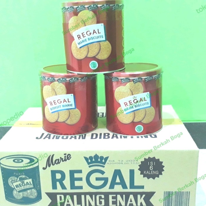 

Biskuit Marie Regal Kaleng 550Gr Harga Promo