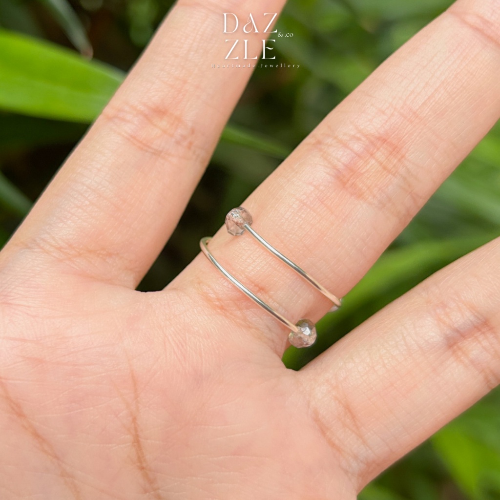 Anxiety Ring Adjustable Ring Fidget Ring dazzlenco