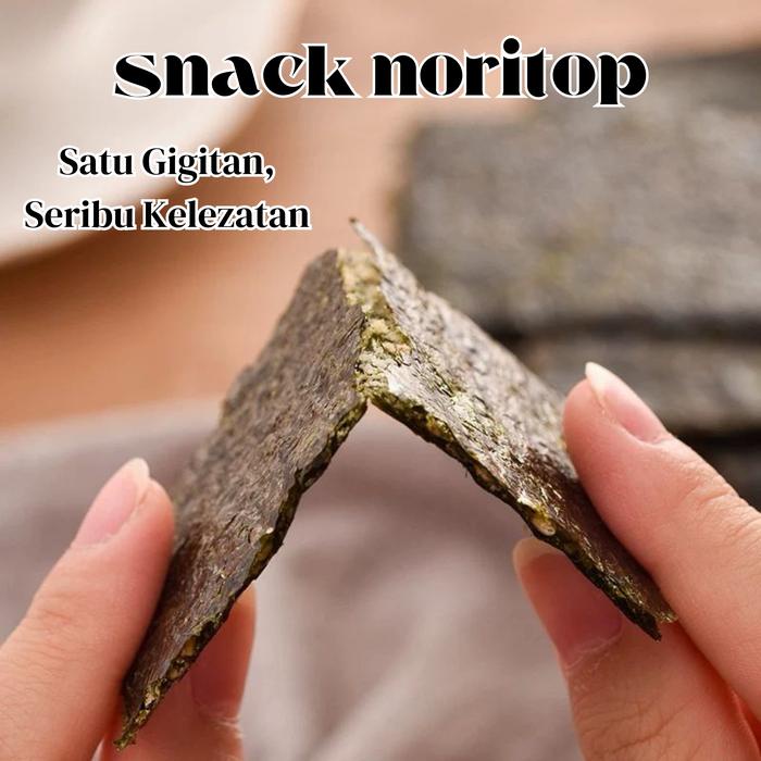 

Noritop Crispy Seaweed Rumput Laut Halal Nori Crispy Ada 4 Varian Rasa Mix Isi 30 Pcs Kemasan
