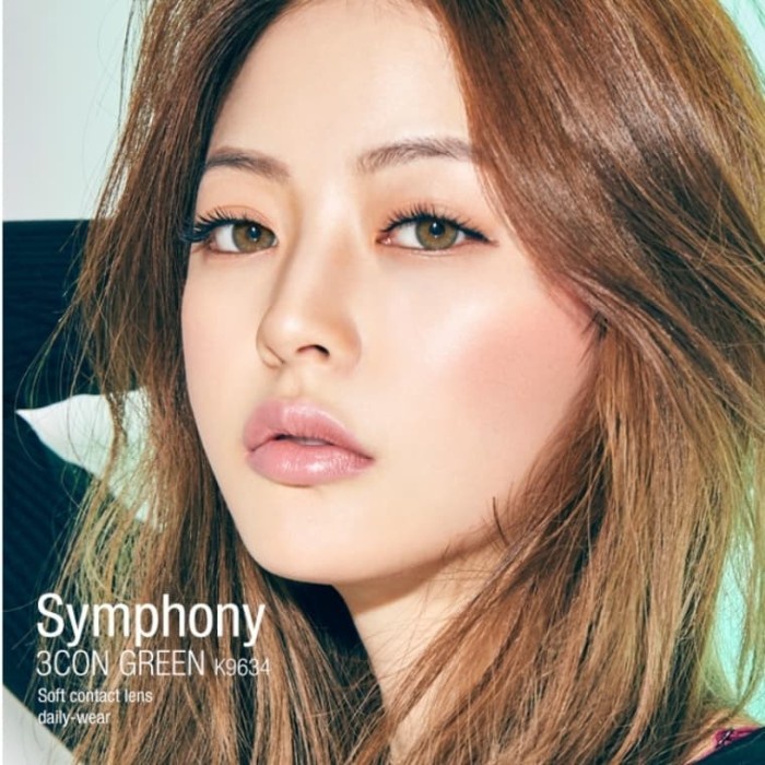 JTTOP" ORIGINAL SOFTLENS PRINCESS SYMPHONY OLENS GREEN SOFLENS SOFTLENSES