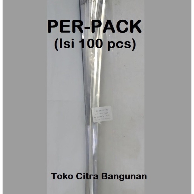 

Sabuk Marker Ties 50 cm Kabel Ties Stainless Self Locking Zip PerPack