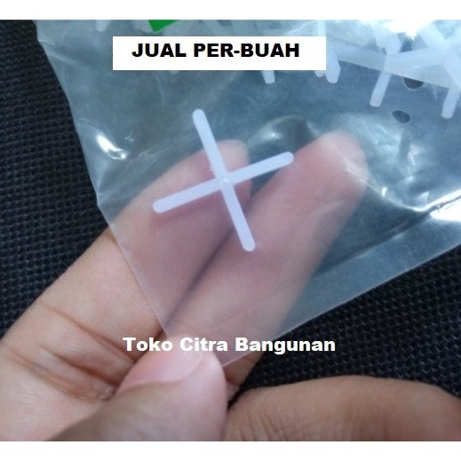 Tile Spacer Keramik 1.5 mm Alat Pembatas Perata Keramik Granit Marmer