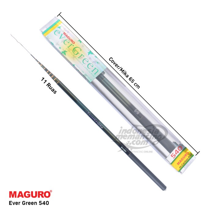 Mantab Joran Maguro Evergreen Tegek Carbon Teleskopik 360 540 630 720