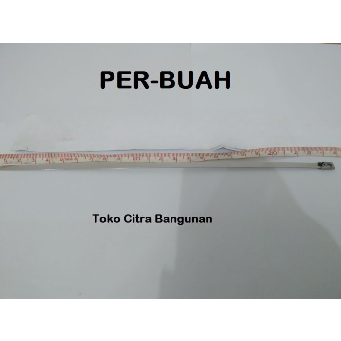 

Cable Ties Stainless 4.6 x 250 mm Tali Tis Anti Karat Band It PerBuah