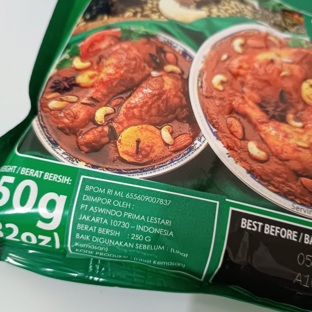 

HJE BUMBU KARI BABAS Babas meat curry powder 250gr