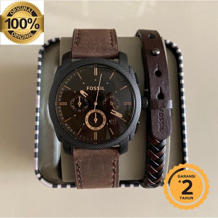 FS4656 Chronograph Brown Leather Strap + bracelet original
