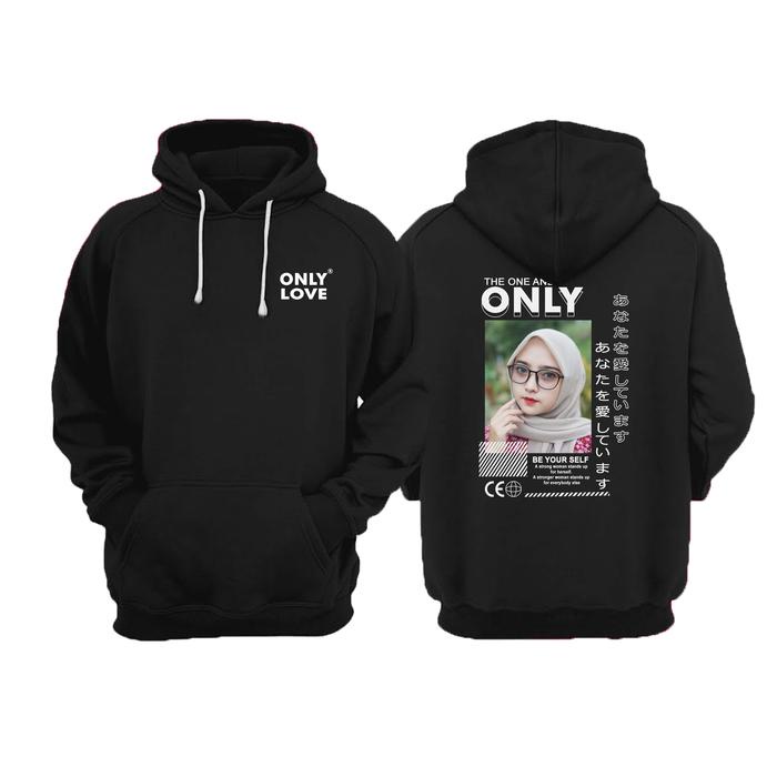 KOSPOLOSBDG HOODIE CUSTOM SABLON DTF BISA CETAK FOTO SENDIRI DESIGN AESTETIC