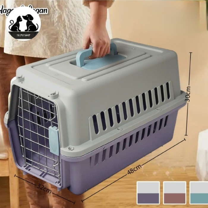 Pet Cargo Jumbo Pintu Besi Pet Carrier Kucing Anjing