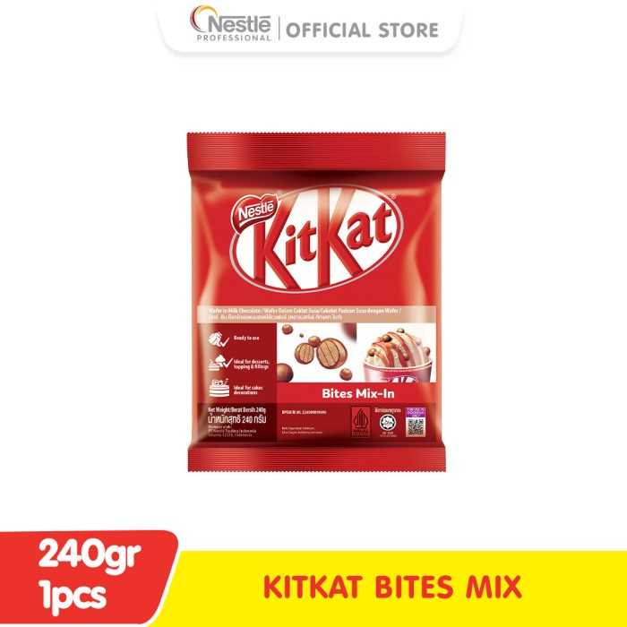 

Nestl - Kitkat Bites Mix 240Gr Produk Unggulan