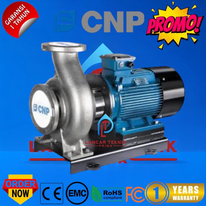 Pompa + Motor End Suction Centrifugal Pump NISO CNP 60 Hp