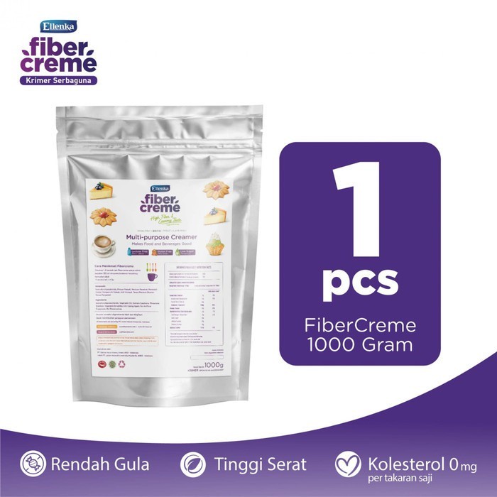 

Fiber Creme Multi-Purpose Creamer 1Kg - Pengganti Santan/Krimer Best Seller