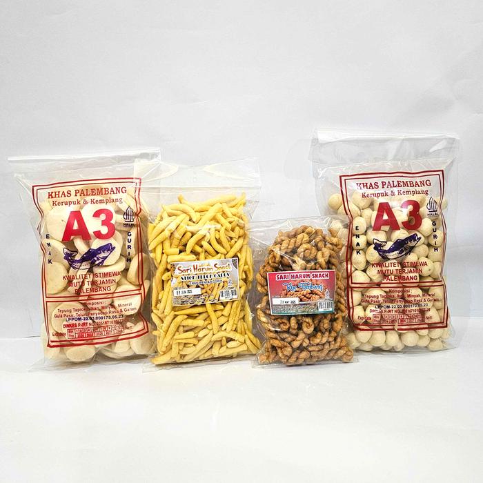 

PAKET CAMPUR 6 KEMPLANG MINI GETAS KUE KEPANG TELUR GABUS