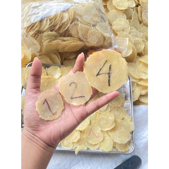 

BUNDLING!!!! 2KG Emping Melinjo Mentah Kering Pasar Kualitas Super ( Asli Kebumen ) Food