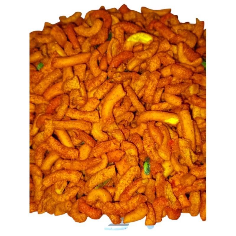 

Makaroni bantet pipa pedas gurih daun jeruk viral 1kg viral