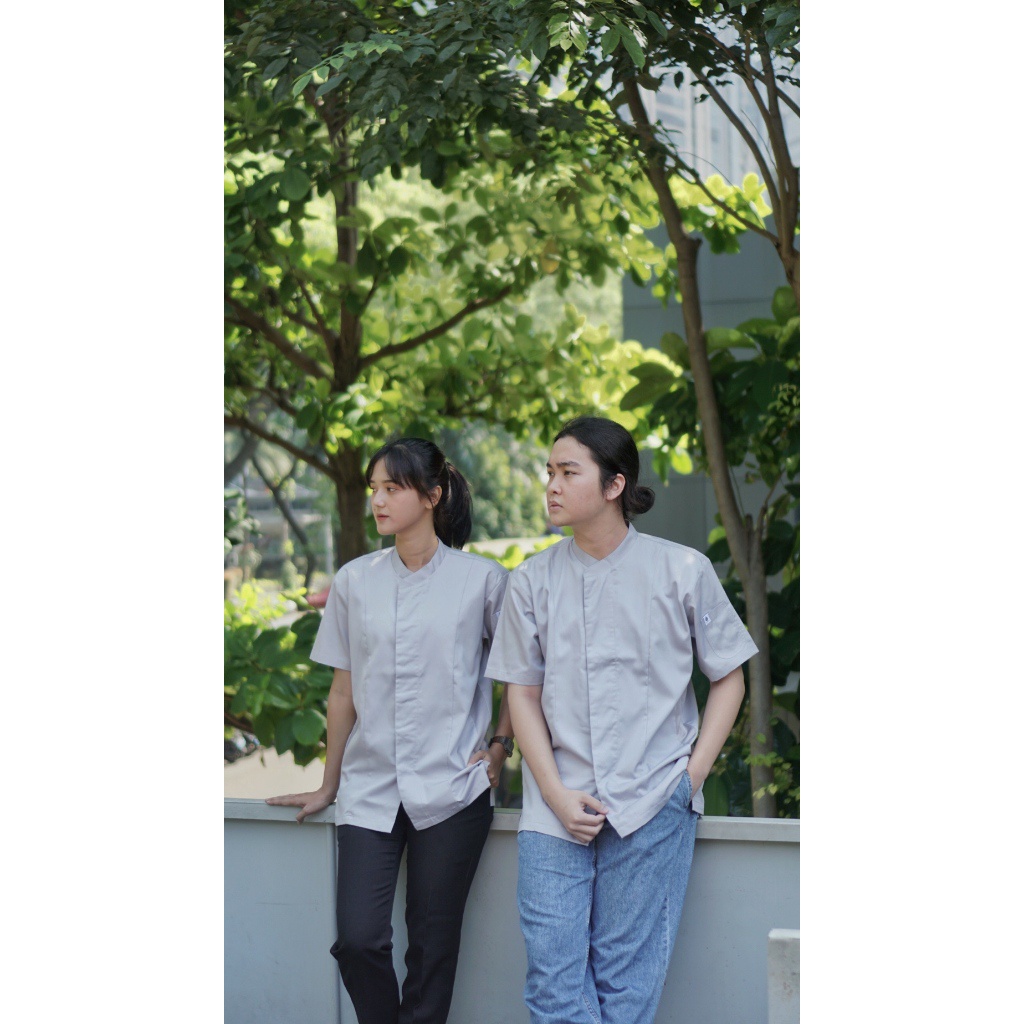 Terlaris "New York" Style Chef Jacket / Seragam Kitchen / Chef Jacket Aksara