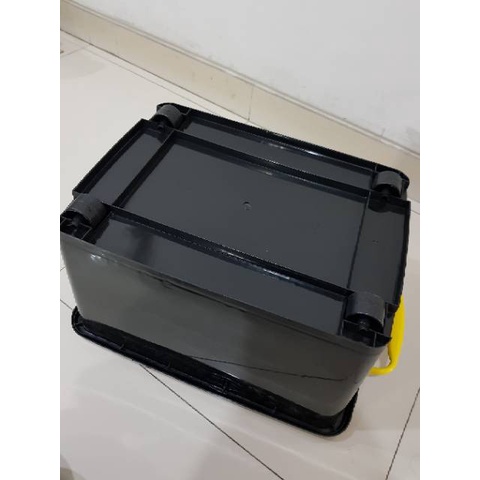 BEST SELLER CONTAINER BOX HITAM 40 / BOX CONTAINER PLASTIK / CONTAINER BOX PLASTIK / BOX PLASTIK