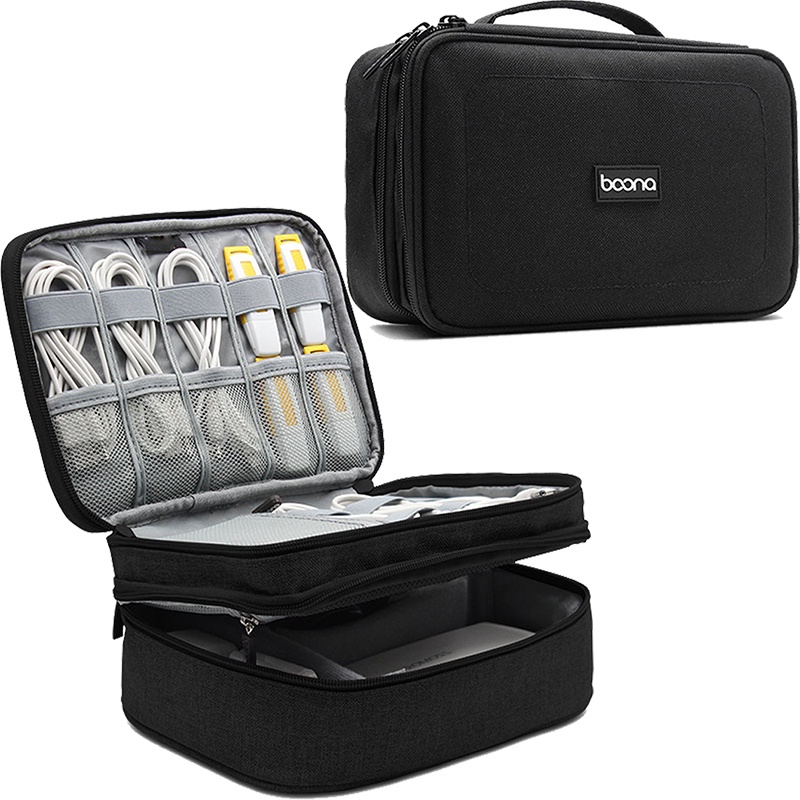 Double-Layer Travel Digital Storage Bag Large Capacity Digital Accessories  arger Data