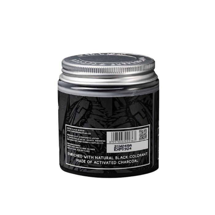 JH8 CHIEF Darbotz Black Hybrid Pomade Strong Hold Matte Finish