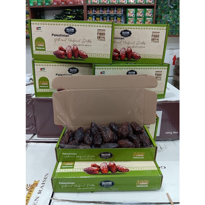 

Kurma Medjool 1KG Palestin Premium Jumbo Kemasan Kardus