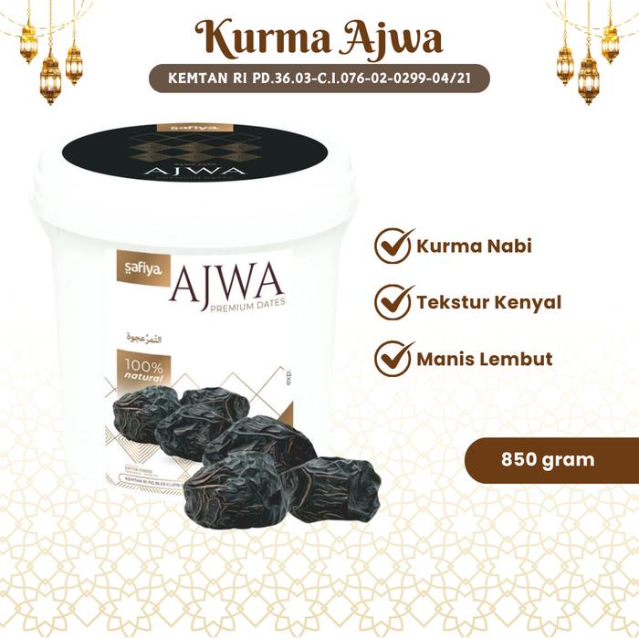 

Kurma Ajwa Ember Safiya 850gr Pure Sukkari Dates Natural Super Food